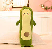 Качественная мягкая игрушка для детей 55 см Авокадо батон Зеленое