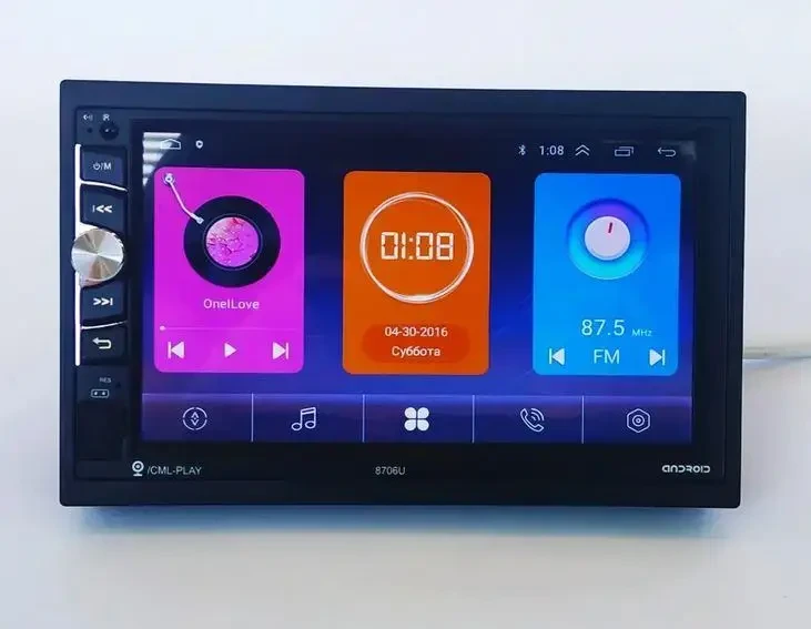 Автомагнітола автозвук 2din 8706U Android10 / GPS / BT / Wi-Fi