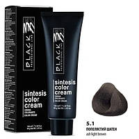Black Sintesis Color Creme Перманентная крем-краска для волос 5.1 пепельный шатен 100мл