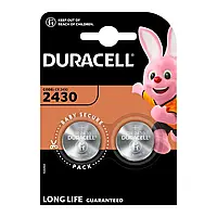 Батарейка Duracell CR 2430 Lithium, 3.0 V, 2шт Оригінал