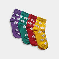 Шкарпетки дитячі для дівчинки | жовті, фіолетові, зелені, червоні шкарпетки дівчинці