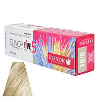 Elinorfive Стойкая крем-краска для волос 10/0 светлый блондин 100мл