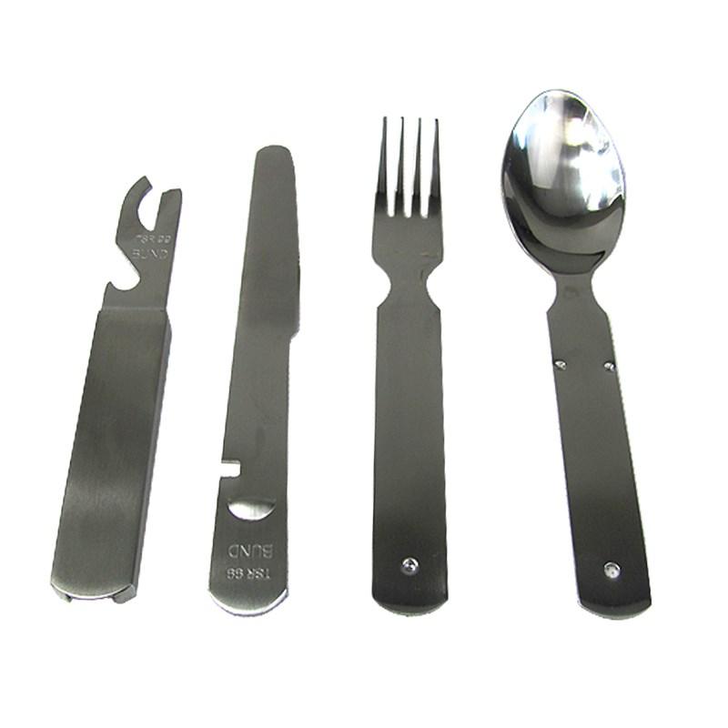 Столовий набір вилка ложка ніж MIL-TEC 4 елементи, фото 1