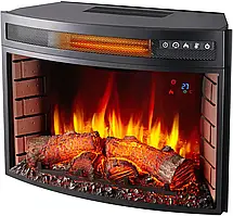 ЕЛЕКТРОКАМІН ARTIFLAME AF25 PANORAMIC (ЗІ ЗВУКОМ) вбудовуваний з обігрівом.