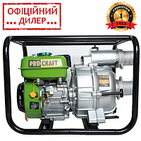 Бензиновая мотопомпа для грязной воды Procraft WPD45 (196 см3, 45 м3/ч) Мотопомпа для дома и дачи TSH