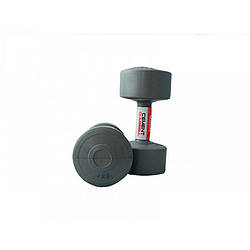 Гантелі пластикові пара CEMENT DUMBELL LiveUp LS2003-4, 2 шт, 4 кг, World-of-Toys