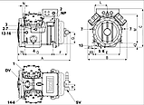 Напівгерметичний поршневий компресор Frascold S15-56Y, фото 3
