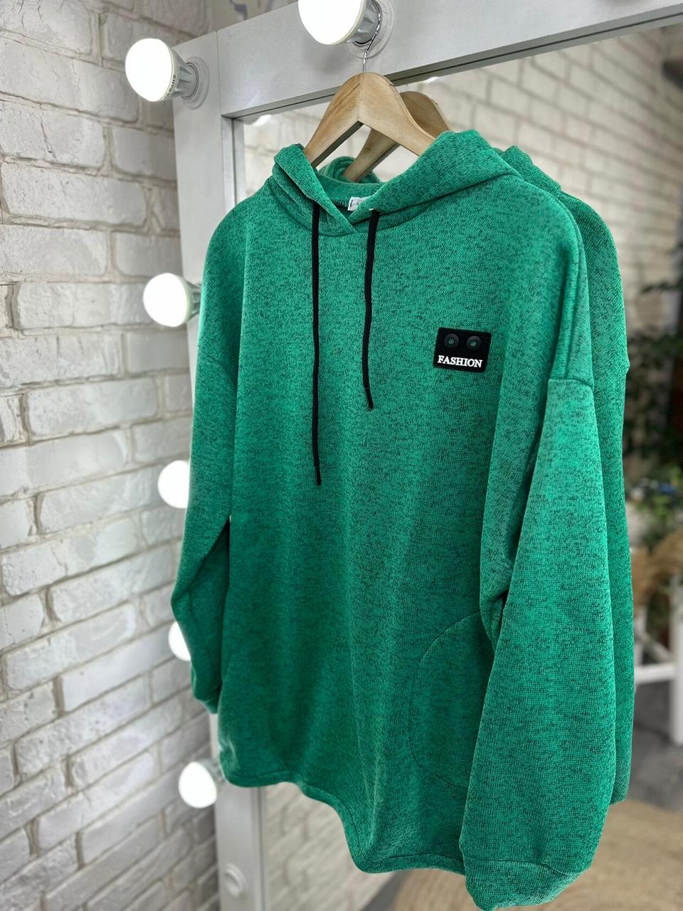 Стильне жіноче худі, тканина "Трикотаж" 52, 54, 56, 58 розмір 52