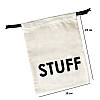 Мішечок бавовняний ORGANIZE 23х18см Stuff (світлий), фото 3