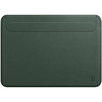 Чехол для macbook air 13 (2022) M2 WIWU Skin II Pro Series Sleeve for MacBook Air 13 Forest Green