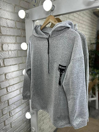 Стильне жіноче худі, тканина "Трикотаж" 50, 52, 54, 56, 58 розмір 50, фото 1