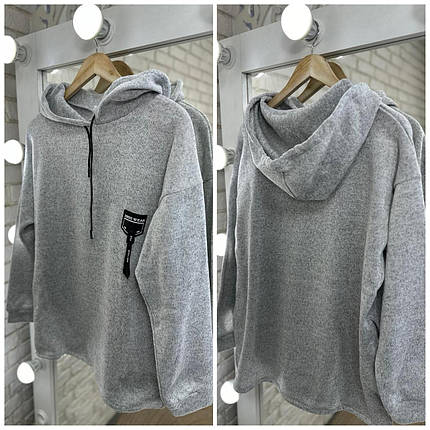 Стильне жіноче худі, тканина "Трикотаж" 50, 52, 54, 56, 58 розмір 50, фото 3