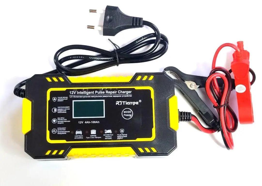 Автомобільний зарядний пристрій RJ Tianye 6A 12 V 4 Ah-100 Ah, LCD