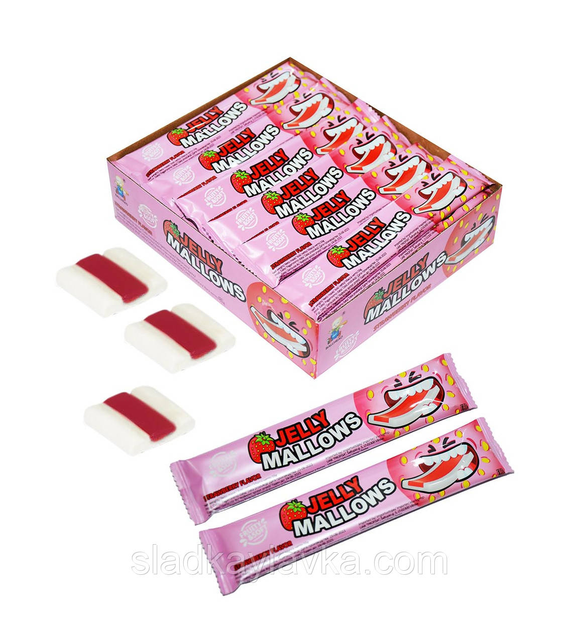 Жевательная цукерка JELLY MALLOWS 30 шт (Profisa)