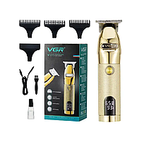 Тример для окантовки та бороди VGR Professional Gold (V-275-Go), фото 4