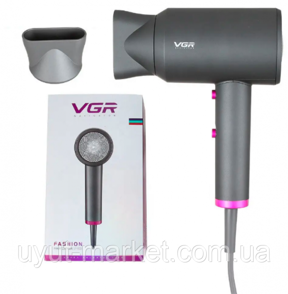 Професійний фен для волосся 1800-2000Вт Professional Hair Dryer VGR V-400