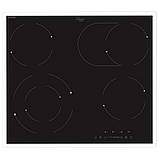 Варильна поверхня електрична з з зонами розширення та сталевою рамкою за периметром Luxor Wert 60 SS, фото 3