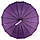 Жіноча парасоля-тростина на 16 спиць з абстрактним принтом, напівавтомат від фірми Toprain, фіолетовий, 01541-5, фото 3