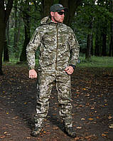 Военный тактический костюм, брюки и куртка Софтшелл Soft Shell Пиксель