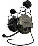 Активні навушники Sordin Supreme MIL CC із ARC Rail. Колір зелений, фото 3