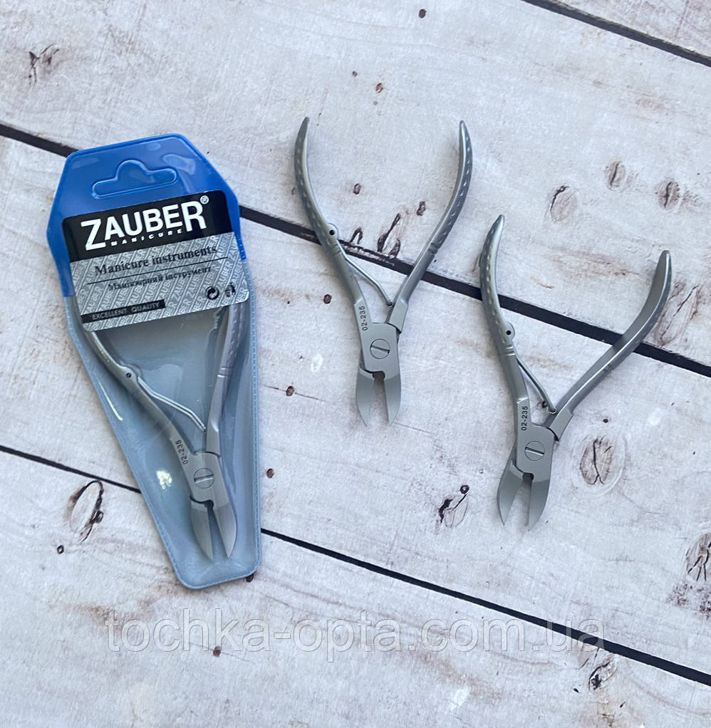 Кусачки для нігтів Zauber 02-235 з однією скобою титанові