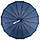 Жіноча парасоля-тростина на 16 спиць з абстрактним принтом, напівавтомат від фірми Toprain, темно-синій, 01541-8, фото 5