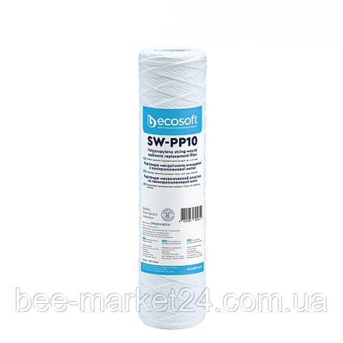 Картридж із поліпропіленової нитки Ecosoft 2,5"X10" (10мкм)