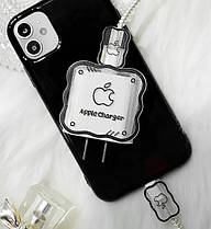 Чохол для блока живлення ЗП iPhone iPad 18/20W + захист кабелю Apple Charger White cable (5 в 1), фото 2