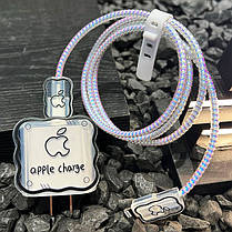 Чохол для блока живлення ЗП iPhone iPad 18/20W + захист кабелю Apple Charger White cable (5 в 1), фото 5