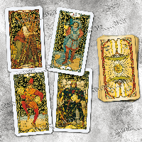 Золотое Таро Ар Нуво (Golden Art Nouveau Tarot)