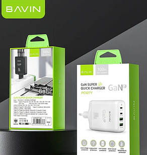 Адаптер BAVIN GaN SUPER QUICK CHARGER 100W