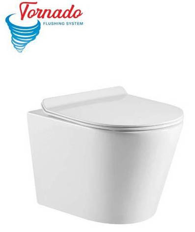 Унітаз підвісний Koller Pool ORION із сидінням Soft-close (змив Торнадо 3.0), фото 1