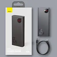 PowerBank с быстрой зарядкой и 3 разъемами Baseus 20000mAh, Портативный аккумулятор с технологией pot