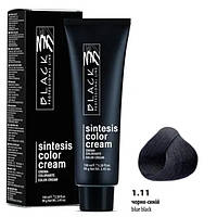 Black Sintesis Color Creme Перманентная крем-краска для волос 1.11 черно-синий 100мл