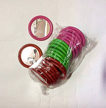 Дзеркало кругле макіяжне маленьке 20 шт. в пакованні