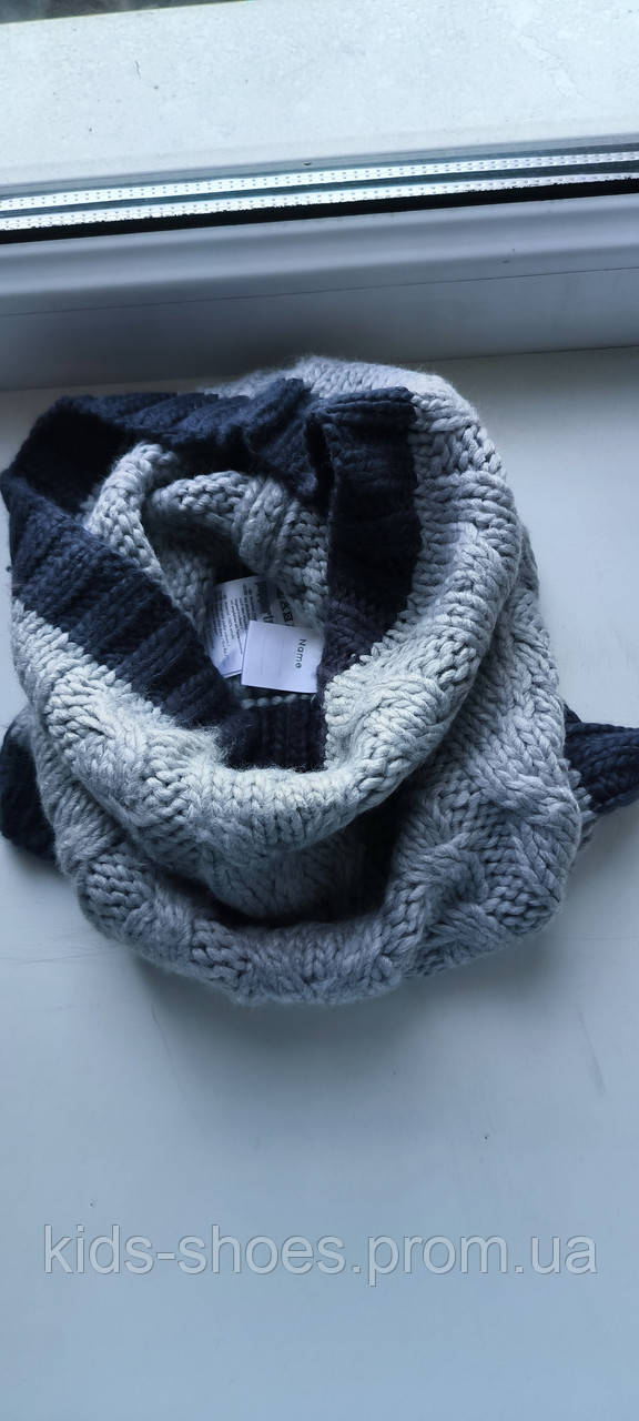 Баф шарф-снудом в'язаний - фото 1 - id-p2005626128