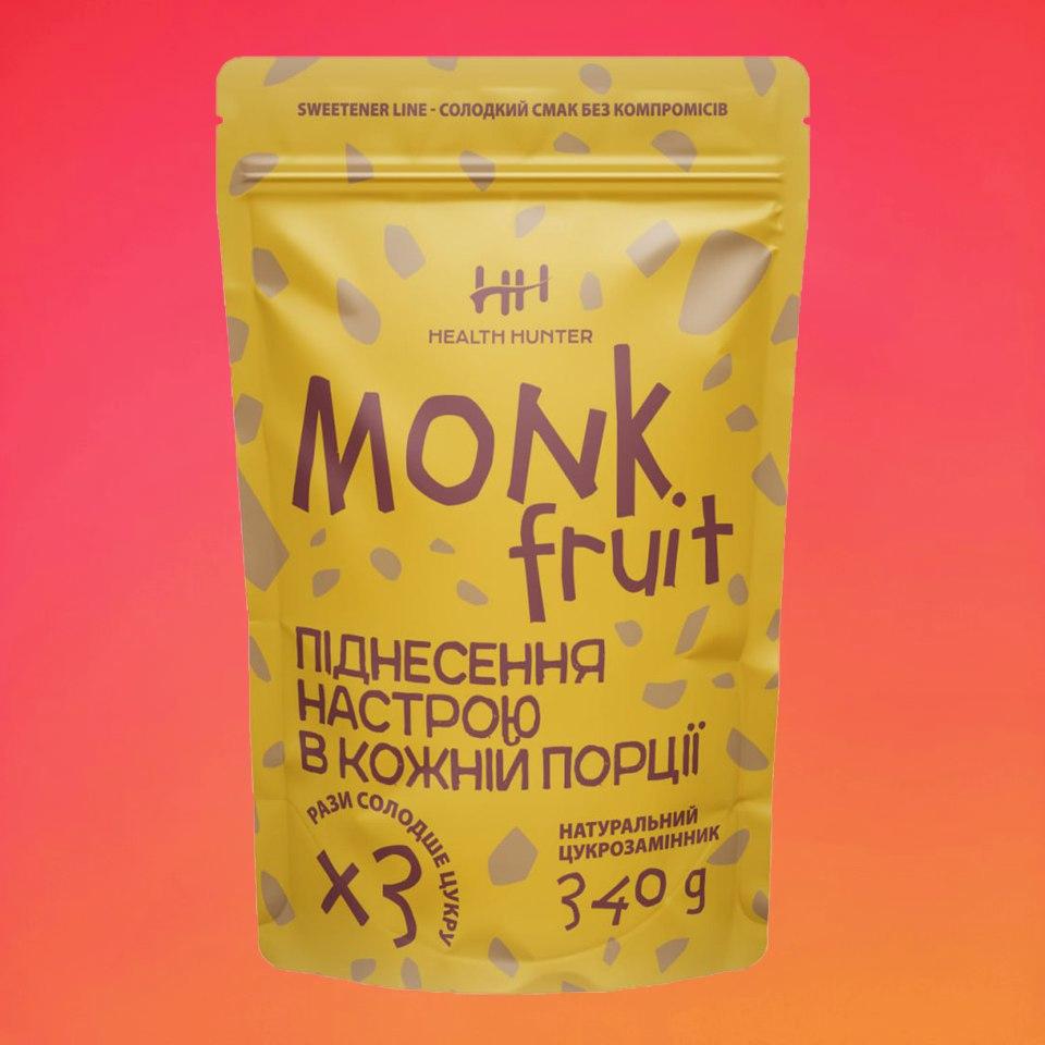 Цукорозамінник Monk Fruit Монк Фрукт 1:3, 340 г (Health Hunter)