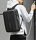 Рюкзак міський Mark Ryden Case MR6832 BK для ноутбука 15,6" з USB об'єм 20 л., фото 7