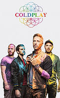 Coldplay Рок группа плакат