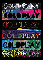 Coldplay Рок группа плакат
