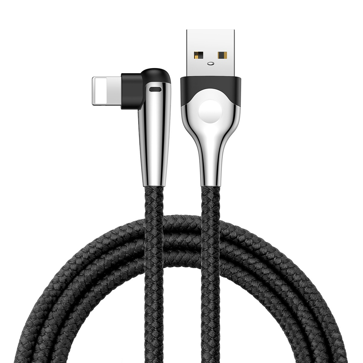 Кабель Baseus Sharp-bird Mobile Game USB 2.0 to Lightning 2.4A 1M Чорний (CALMVP-D01)