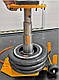 Пневматичний підіймач домкрат Сніговик 4,5Т Majster Polska MP0510 підйом до 43 см, фото 10