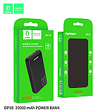 Повербанк Denmen DP10 Power Bank 20000 мАг універсальний 2USB Чорний, фото 3