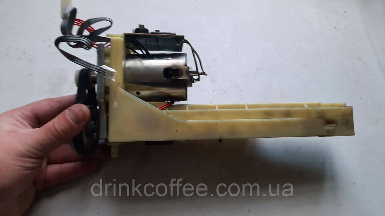 Привод заварювального блока в зборі Редуктор для Кавомашини DeLonghi ESAM 3200.S_7 б/у