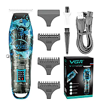 Тример для окантування та бороди VGR Professional Trimmer (V-923-Blue), фото 3