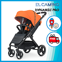 Прогулочная коляска El Camino Dynamic PRO ME 1053 с дождевиком и москитной сеткой Orange