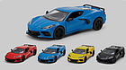 Інерційна металева машинка KINSMART Chevrolet Corvette KT5432W (4 кольори), фото 6