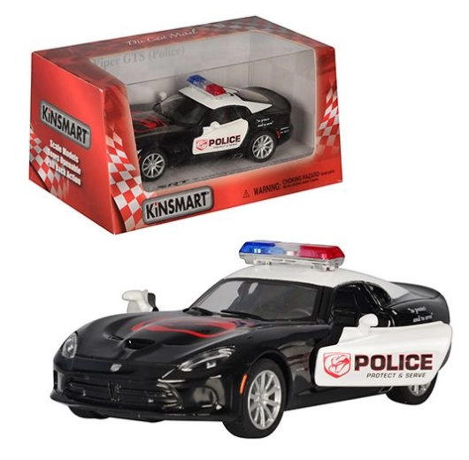 Інерційна металева машинка KINSMART Dodge Viper SRT GTS 2013 KT5363WP, фото 1