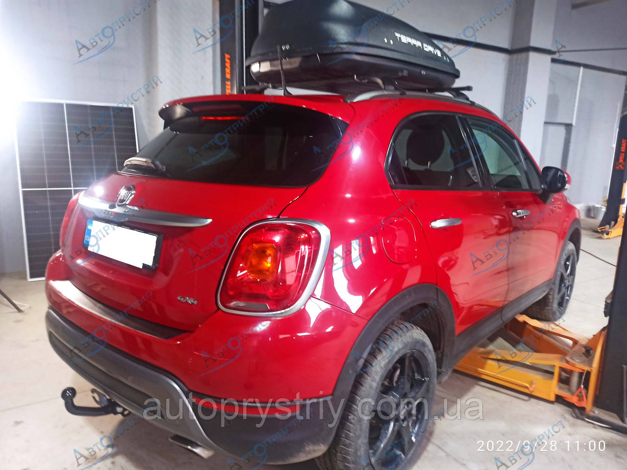Фаркоп - Fiat 500X Мінівен (2014--) з'ємний на 2 болтах