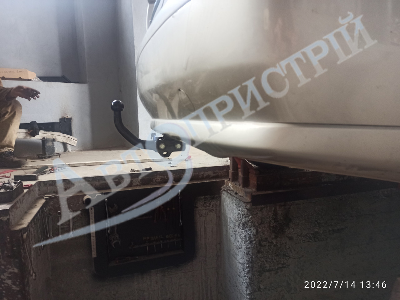 Фаркоп - Fiat Albea Седан (2002-2012) з'ємний на 2 болтах